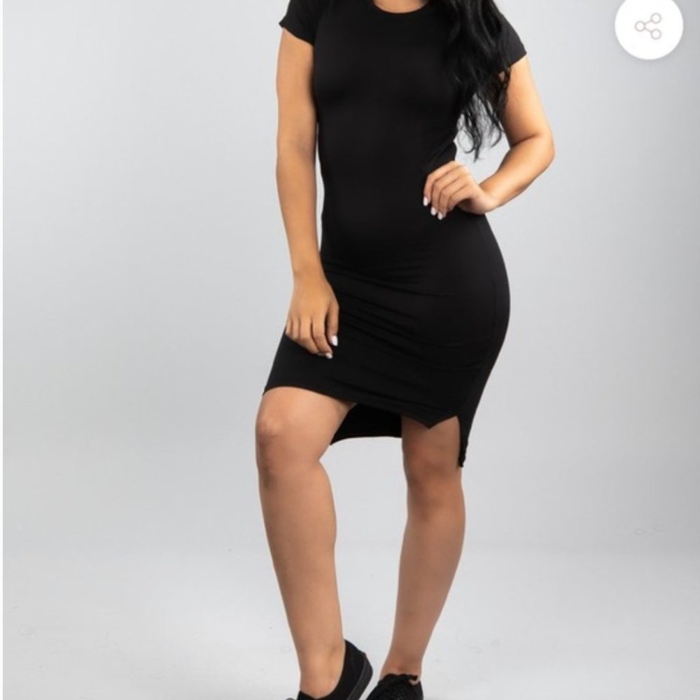 Black-Onyx Fall Freely BuffBunny Dress